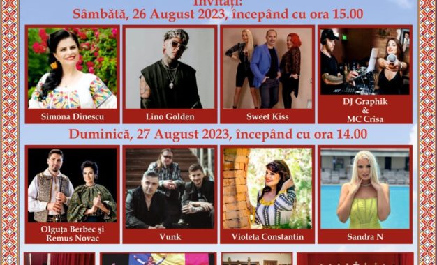 Distracție, voie bună și artiști de top la Zilele Comunei Bascov, ediția a XIV-a, 26 – 27 august 2023