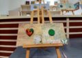 Expoziție de mărțișoare pictate/ create de copiii de la Bascov