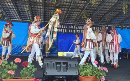 Dansatorii bascoveni, pe scena Festivalului Călușăresc ’’ILIE MARTIN’’, din Colonești, județul Olt!