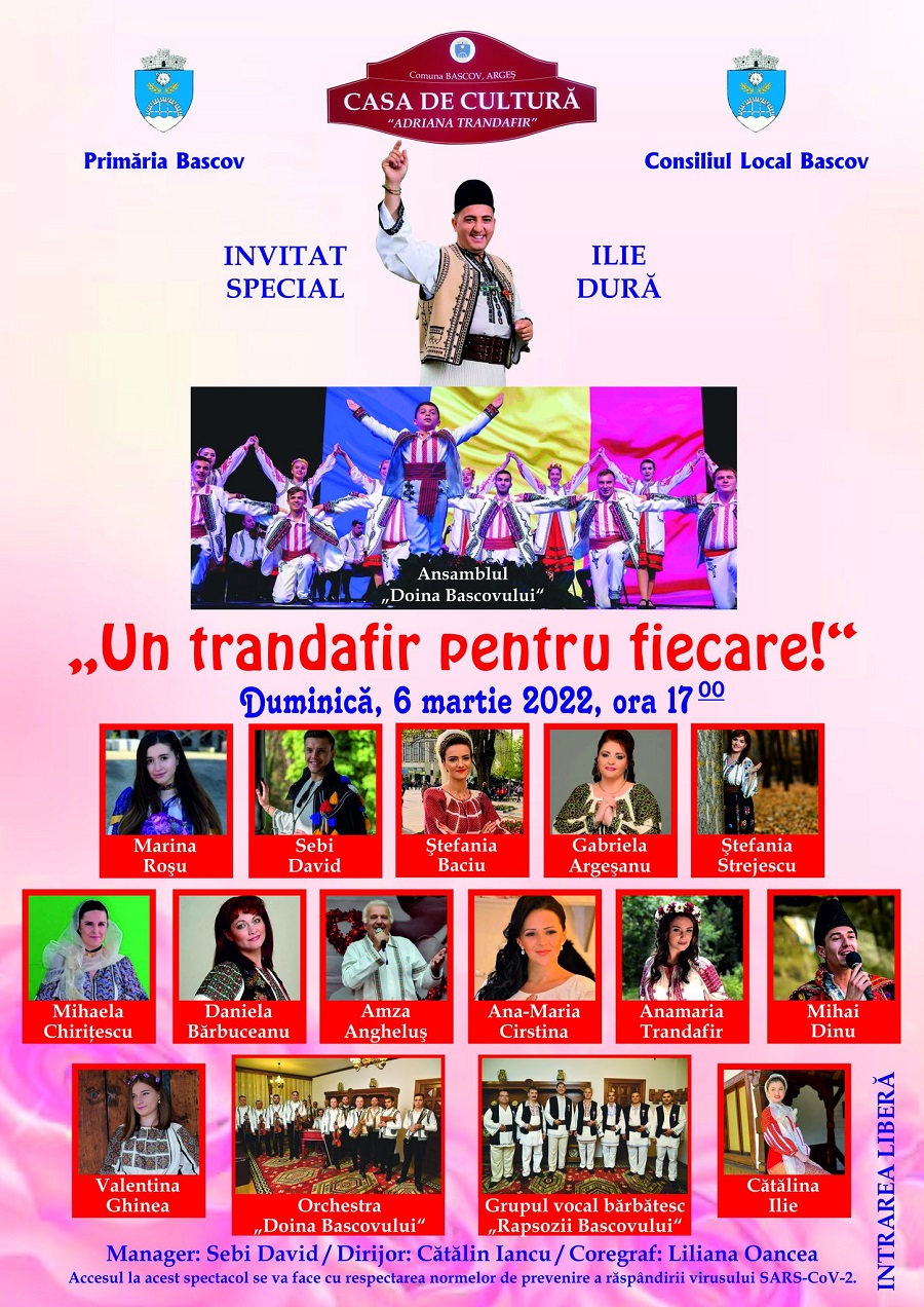La Casa de Cultură a Comunei Bascov s-a sărbătorit venirea primaverii – Ateliere de creație și spectacol folcloric