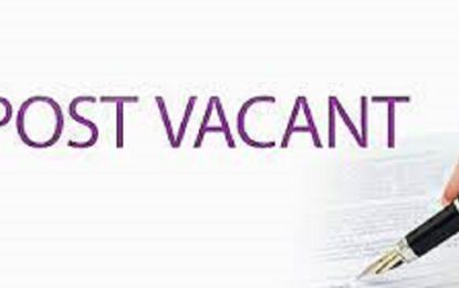 Anunt ocupare post vacant