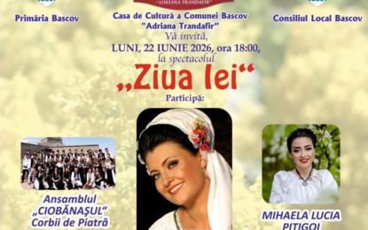 Spectacol deosebit dedicat „Zilei Iei”, la Casa de Cultură din Bascov