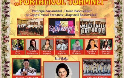 PORTATIVUL TOAMNEI, un nou spectacol de folclor autentic la Casa de Cultură „Adriana Trandafir”