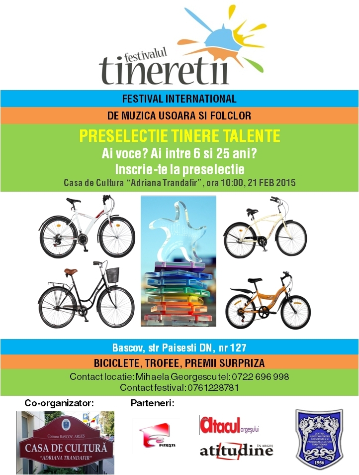 Preselectie ” Festivalul Tineretii”, Editia a XI a,Mangalia 2015