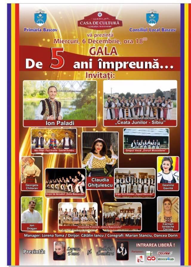 * DE 5 ANI IMPREUNA…*- GALA ANIVERSARA CASA DE CULTURA ADRIANA TRANDAFIR